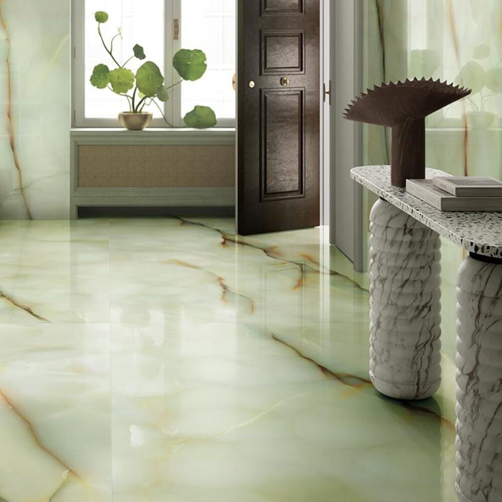 Pastel Giada Onyx Porcelain Tiles